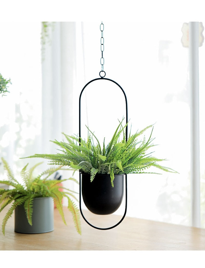 Metal Hanging Pot Plant